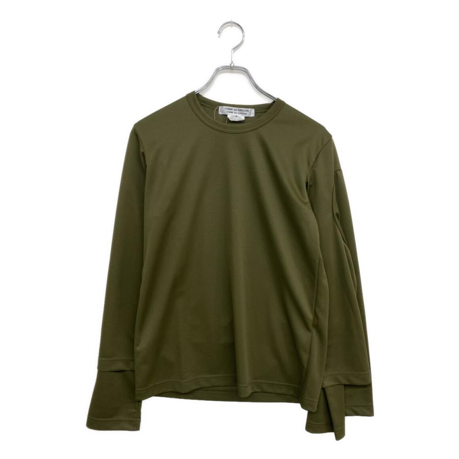 美品 コムデギャルソン 長袖Tシャツ 袖多重長袖tシャツ 25SS RO-T023 