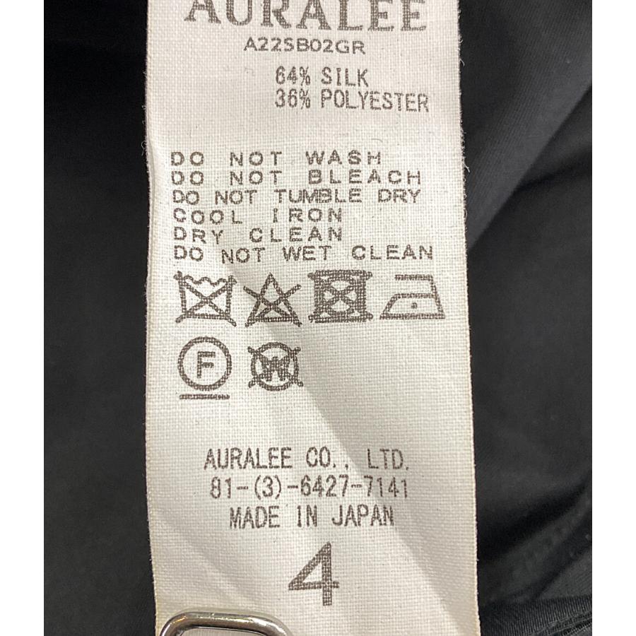 オーラリー ナイロンジャケット A22SB02GR ブラック メンズ SIZE 4