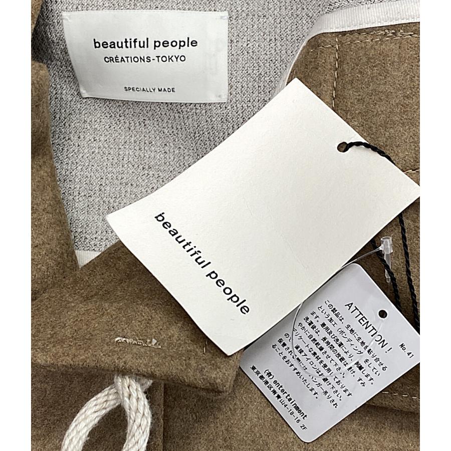 beautiful people　ダッフルコート　ベージュアイボリー　160 beautiful people ダッフルコート ベージュアイボリー 160