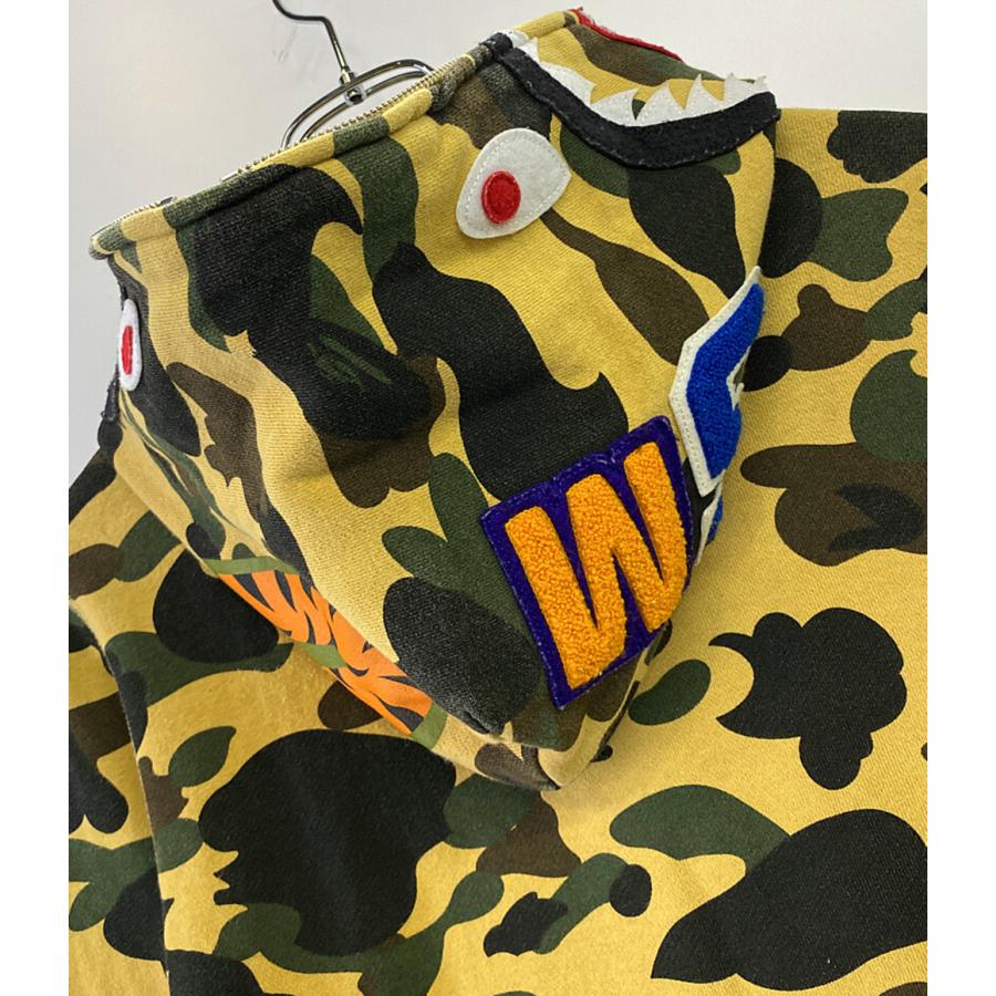 アベイシングエイプ スウェットパーカー フルジップ 総柄