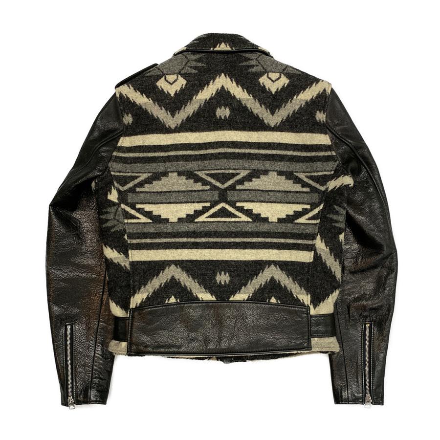 ショット ライダースジャケット ナバホ柄 メンズ SIZE 38 SCHOTT 中古
