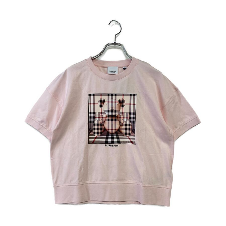 美品 バーバリー 半袖Tシャツ ピンク キッズ SIZE 14Y 164cm BURBERRY 