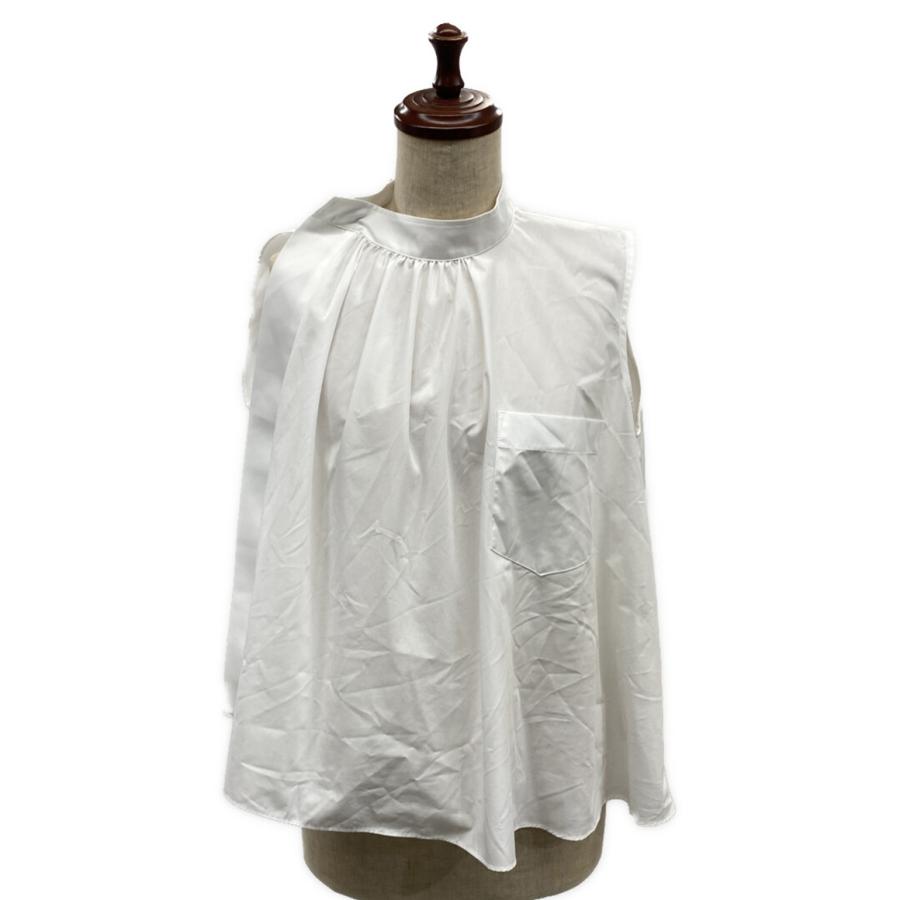 美品 サカイ キャミソール 24-07255 ホワイト レディース SIZE 1 sacai