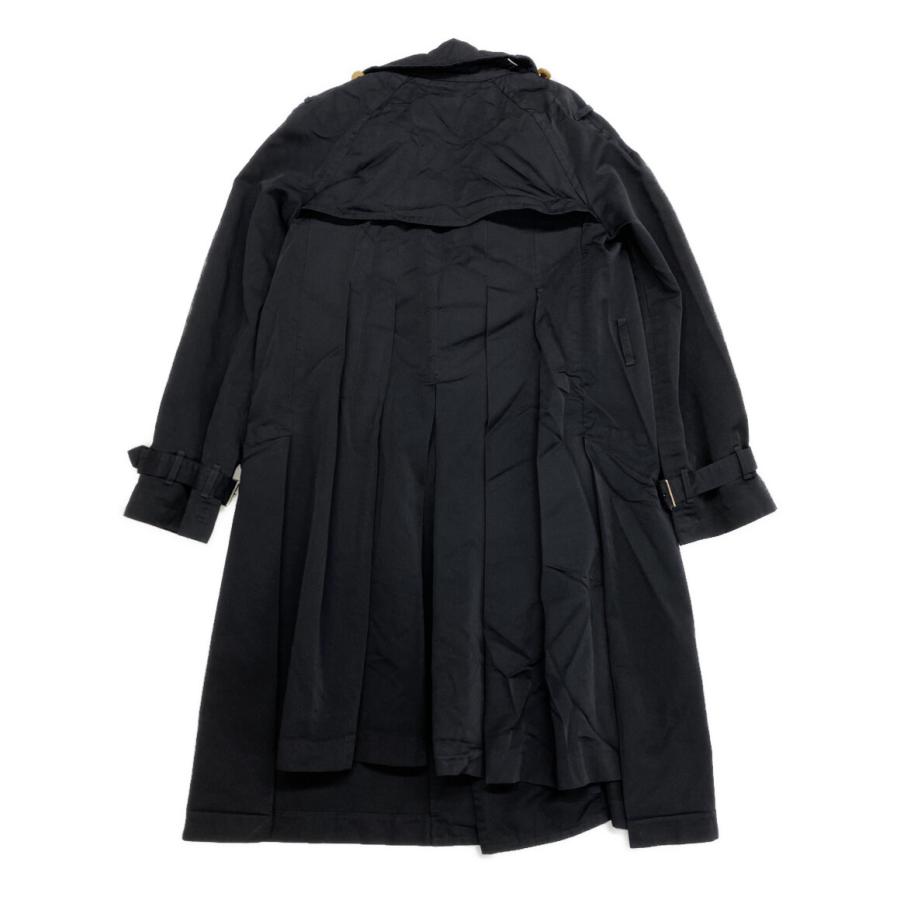 美品 コムデギャルソン トレンチコート Mサイズ レディース ベルト ロング コムデギャルソンCOMME des GARCONS ウールナイロンボタンレス