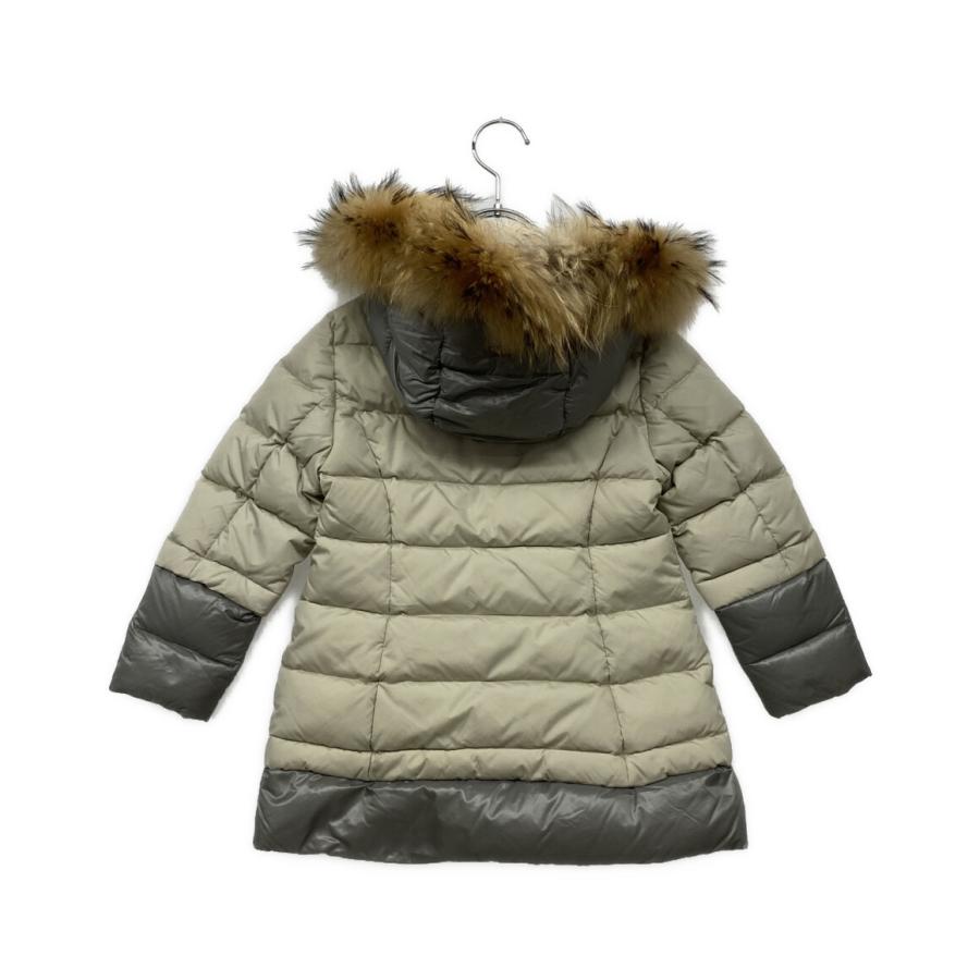 美品 ヘルノ ダウンジャケット PI073G ライトグレー キッズ SIZE 4A  