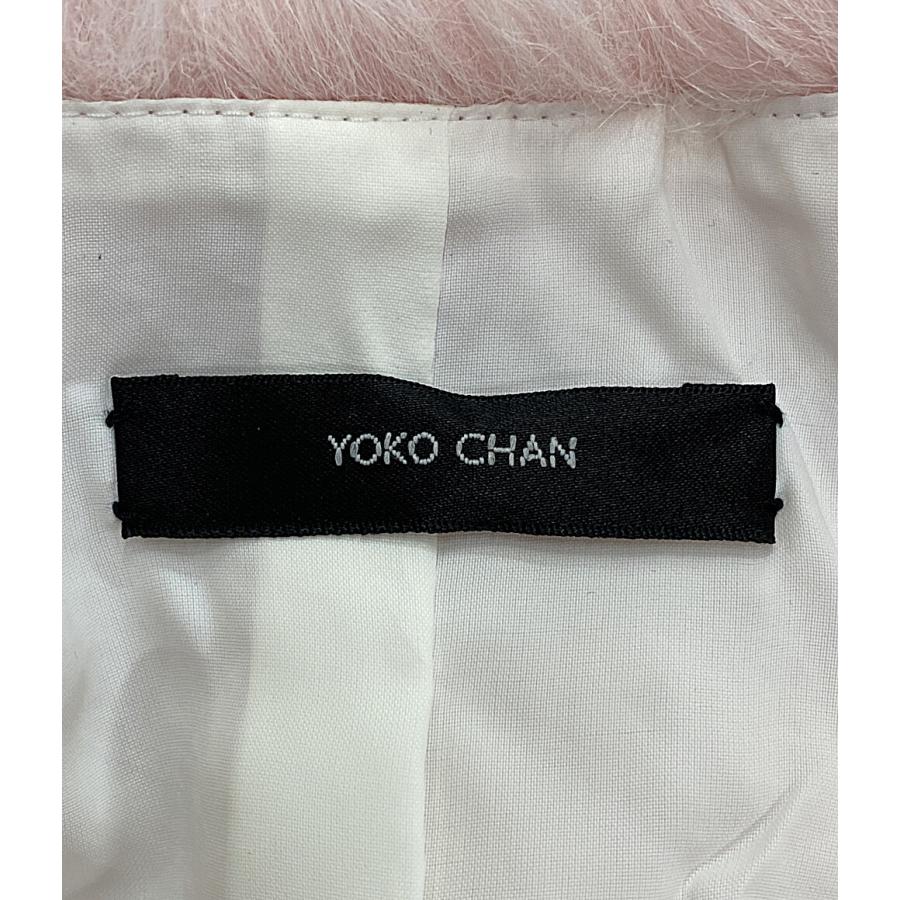 美品 ヨーコチャン ファーコート ピンク ショート丈 YCC-321-166 美品 ヨーコチャン ファーコート ピンク ショート丈 YCC-321-166