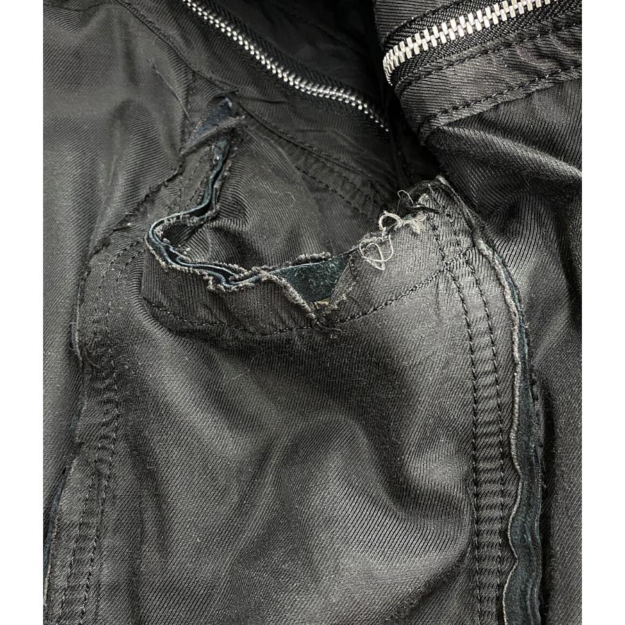 ノゾミイシグロ ジップ レザーライダース ノゾミ イシグロ ライダースジャケット ブラック 牛革 メンズ