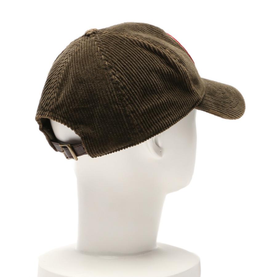 RRL】コーデュロイビル オイルクロス ボール キャップ I (帽子 