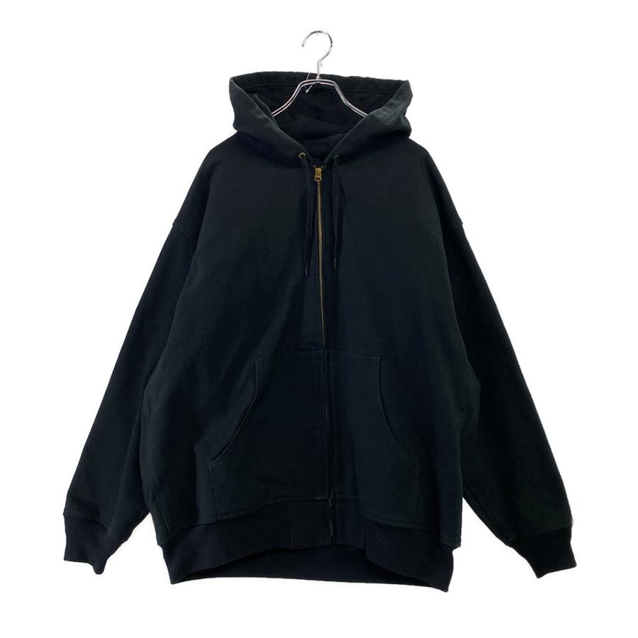 コモリ ダックジップパーカー ブラック 23ss メンズ SIZE 3 COMOLI 
