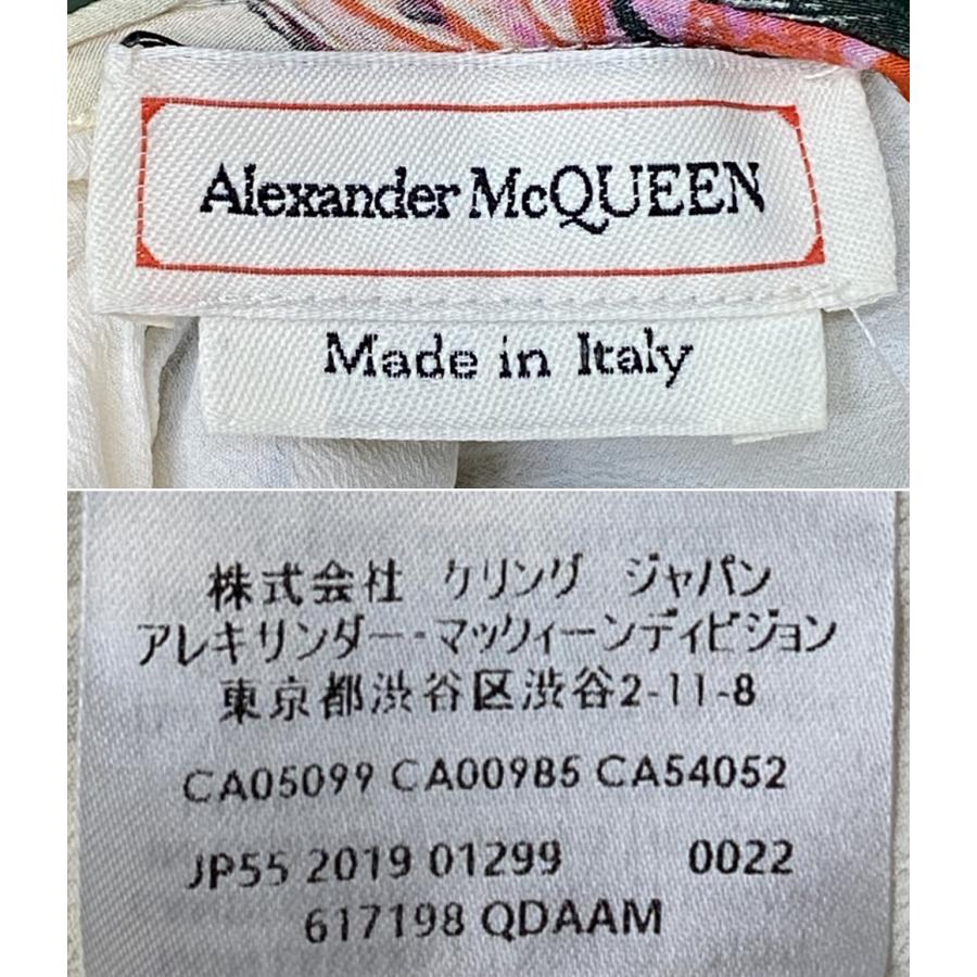 アレキサンダーマックイーン ノースリーブ ワンピース 花柄 アレキサンダーマックイーン ノースリーブワンピース 花柄