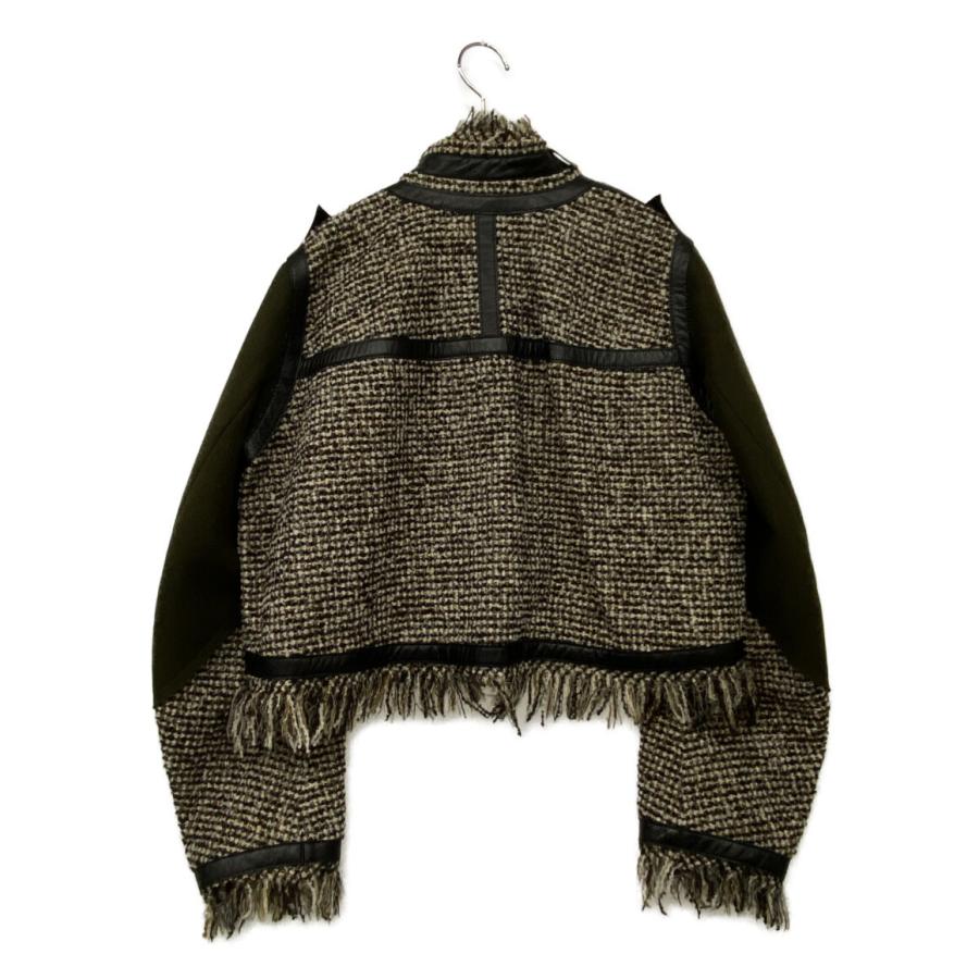 sacai（サカイ） 美品 ツイードブルゾン 20AW 20-05215 レディース