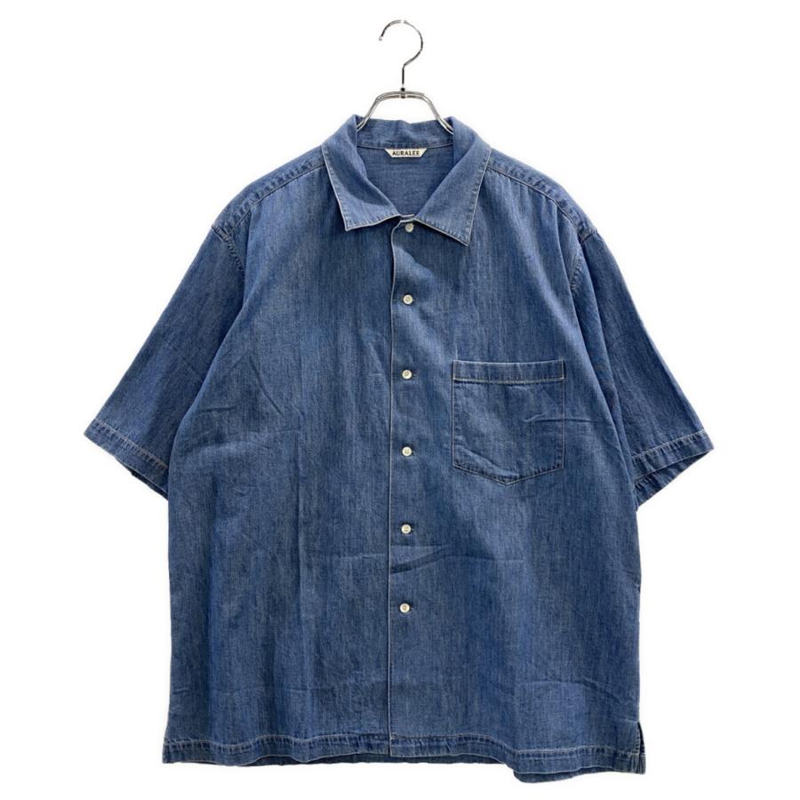 オーラリー 半袖シャツ デニムシャツ A24SS02GS メンズ SIZE 5