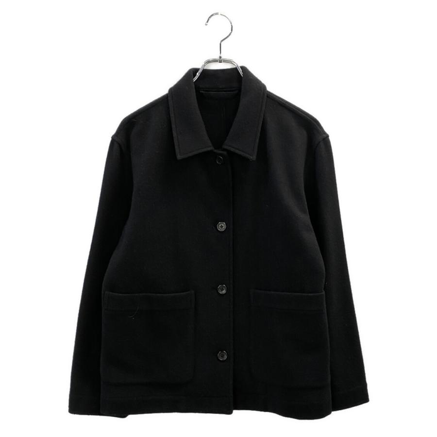 【新品】MARGARET HOWELL ジャケット サイズ2 リネン ブラック マーガレットハウエル ジャケット SOFT WOOL TW 578-3220003