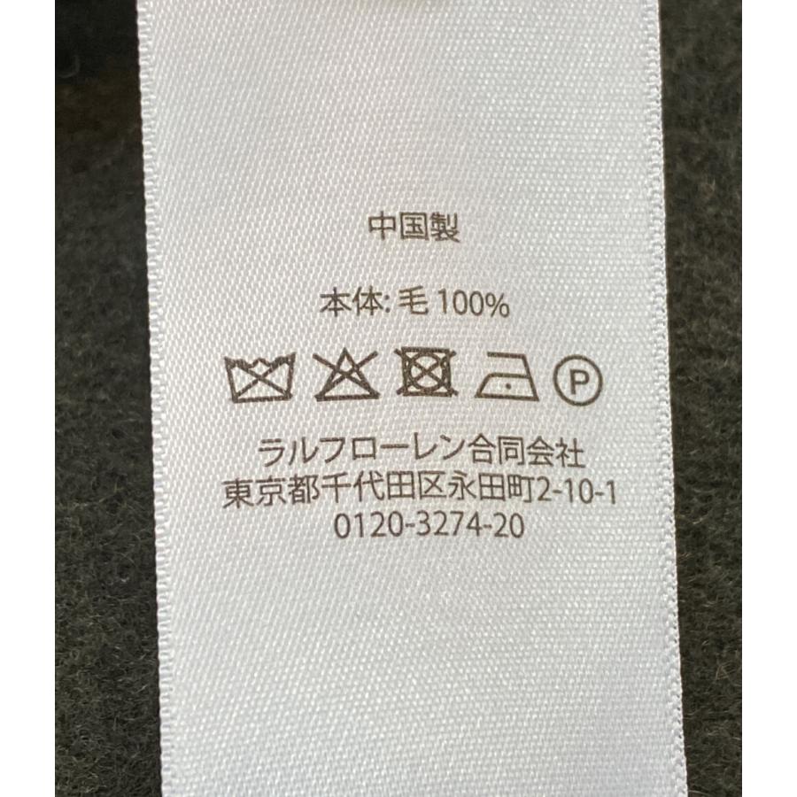 美品 ポロ・ラルフローレン ダブルフェイスドウールラップコート