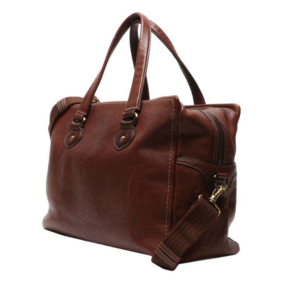 2WAY ボストンバッグ ブラウン メンズ 土屋鞄 中古 : Rehello by