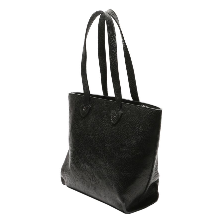 ガンゾ トートバッグ BLK レザー メンズ GANZO 中古 : Rehello by