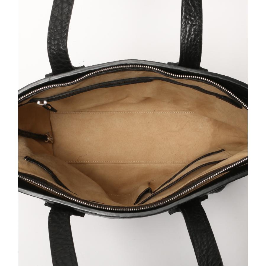 ガンゾ トートバッグ BLK レザー メンズ GANZO 中古 : Rehello by