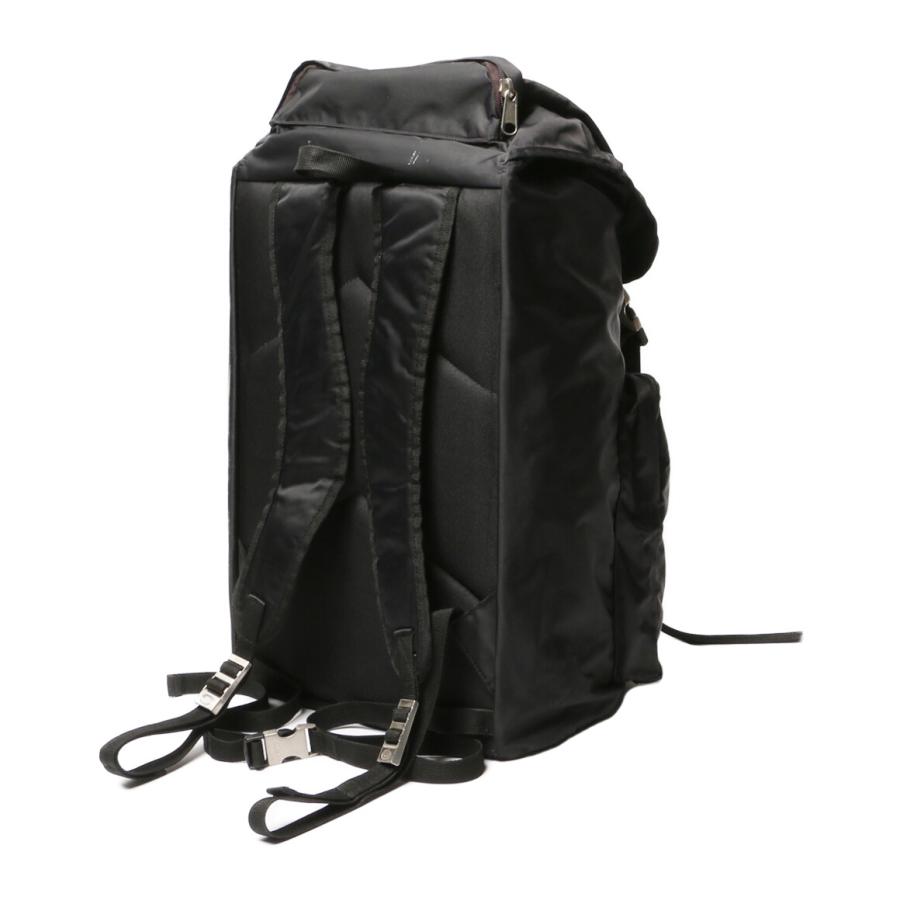 NEIGHBORHOOD × PORTER ブラックナイロンリュック ネイバーフッド ポーター ナイロンバックパック メンズ