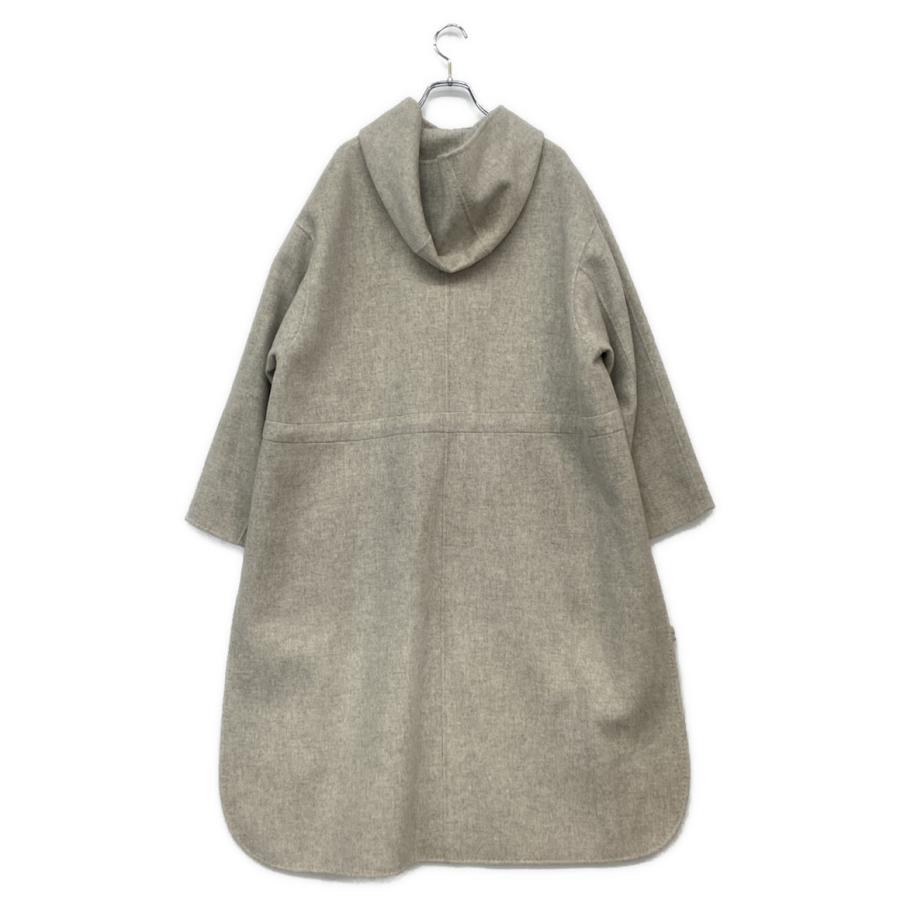 エブール リュクスメルトン フーデットロングコート 3610200133