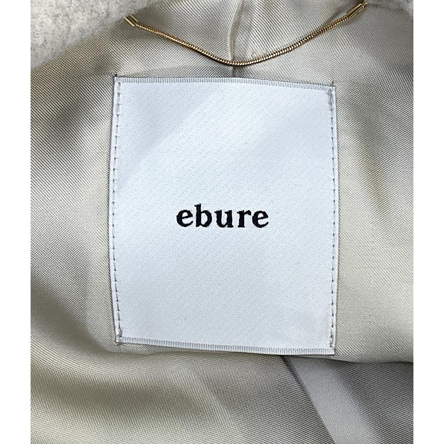 未使用ebure リュクスメルトンフーテットロングコート 本命コートが見つかる！「エブール（ebure）」の新作コートが