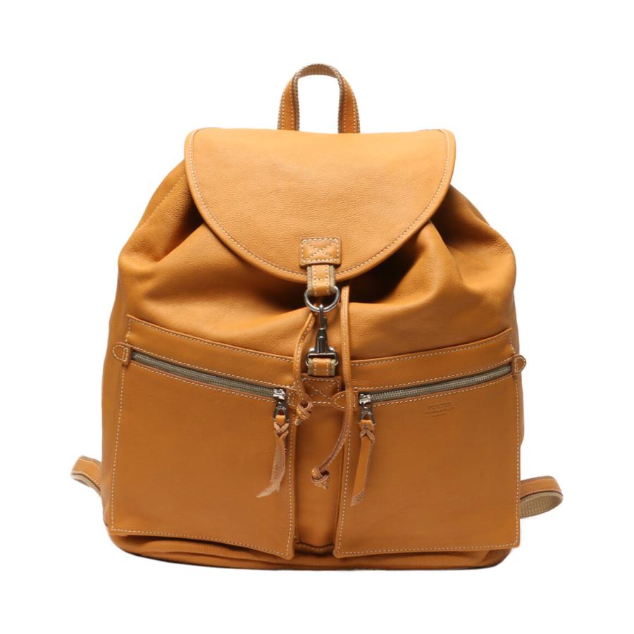 美品 ポーター リュック・デイパック キャメル レディース PORTER 中古 