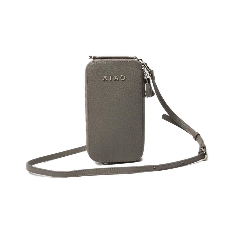 ATAO アミュレットケリー　ストーングレー 美品 アタオ ポシェット アミュレット・ケリー ストーングレー