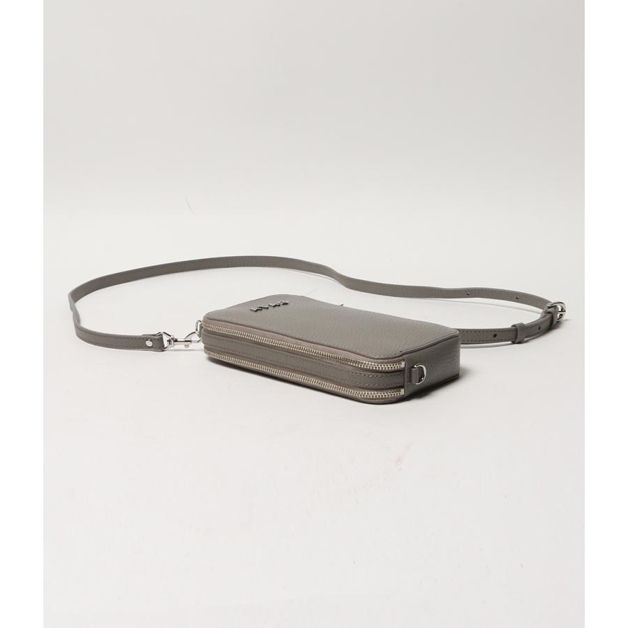 美品 アタオ ポシェット アミュレット・ケリー ストーングレー