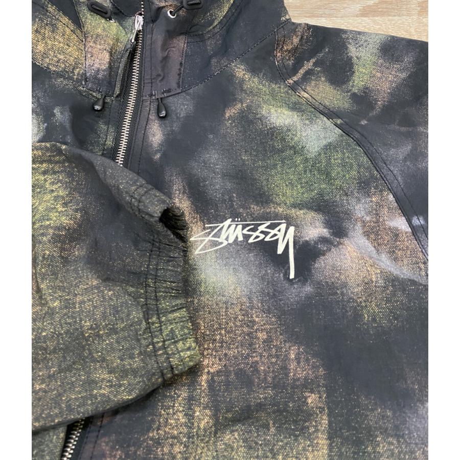 マウンテンパーカーSTUSSY アノラック カモ パーカー ロゴプリ L マウンテンパーカー”STUSSY アノラック カモ パーカー ロゴプリ