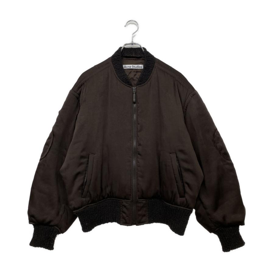 アクネステュディオス ボンバージャケット 中綿ブルゾン ブラウン