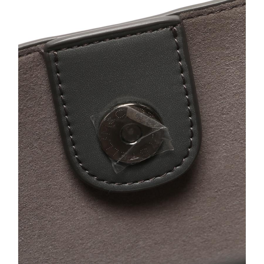 ステラマッカートニー 2wayショルダーバッグ gray パンチング