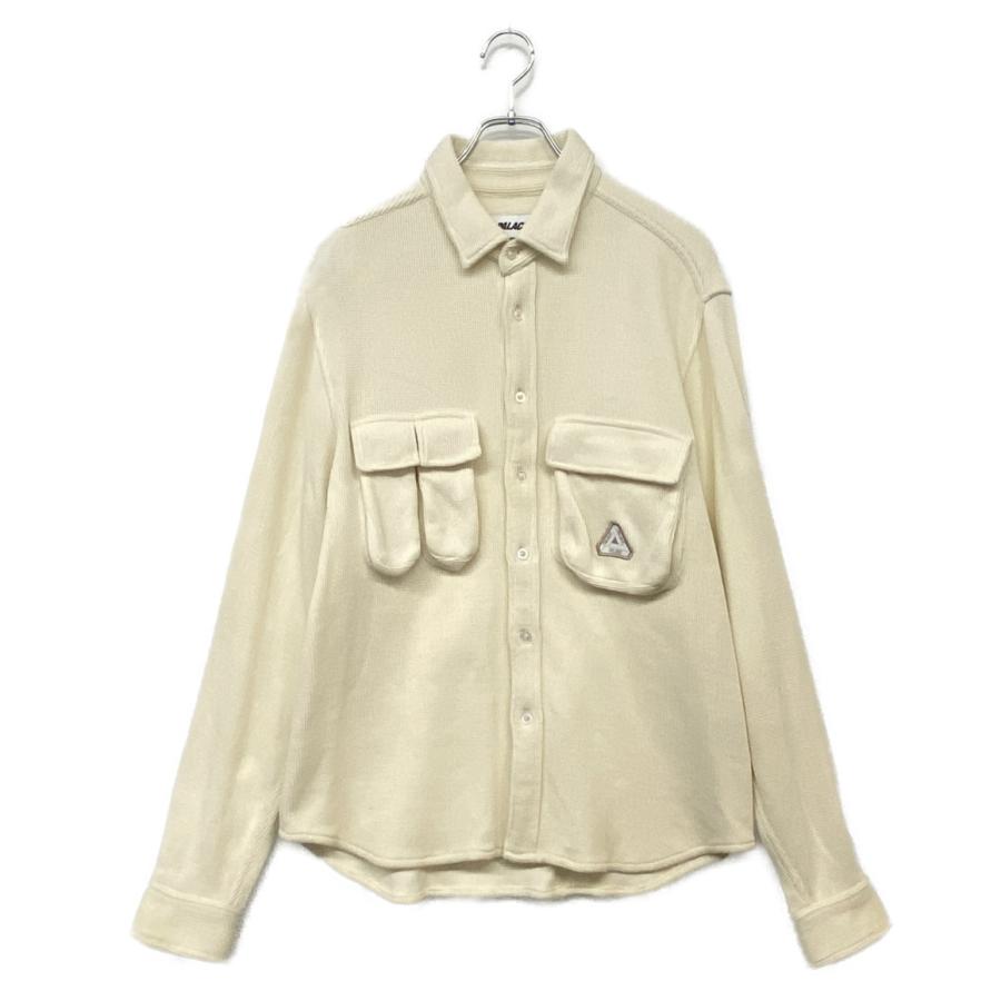 パレススケートボード ワッフルシャツ WAFFLE SHIRT WHT メンズ SIZE S 