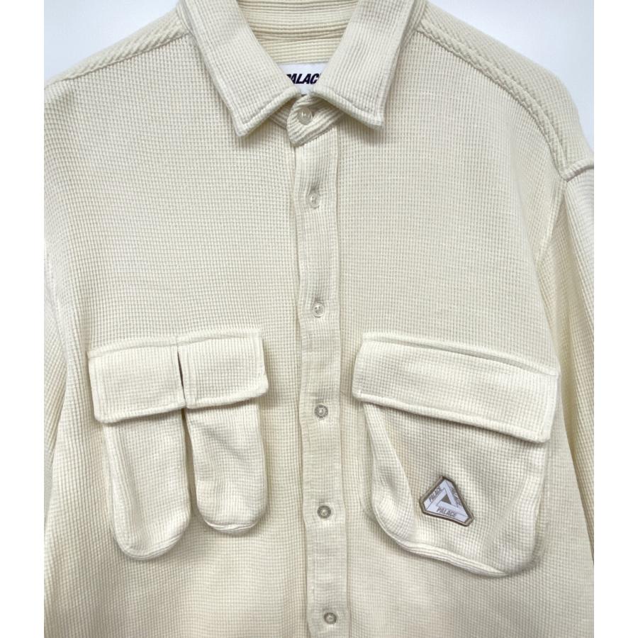パレススケートボード ワッフルシャツ WAFFLE SHIRT WHT メンズ SIZE S 