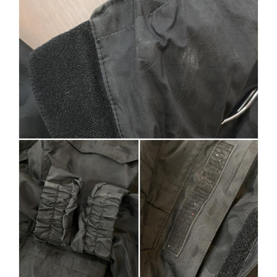 アベイシングエイプ マウンテンパーカー ブラック ゴアテックス メンズ