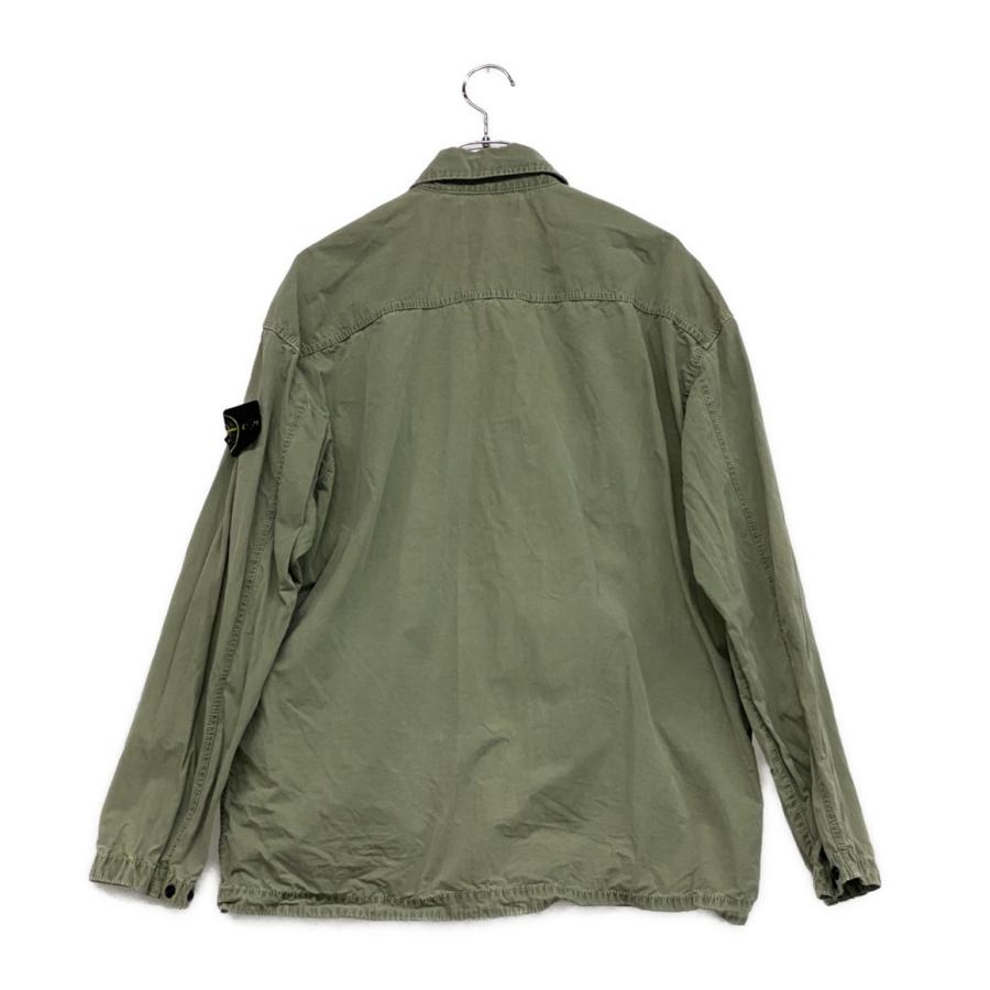 新品未使用　ストーンアイランド　シャドウプロジェクト　オーバーシャツ　カーキ　M ストーンアイランド STONE ISLAND nylon metal overshirt ナイロン