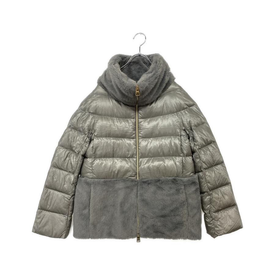 【美品】HERNOダウン　ウルトラライトレディケープ ヘルノ ダウンジャケット ナイロンウルトラライトレディケープ