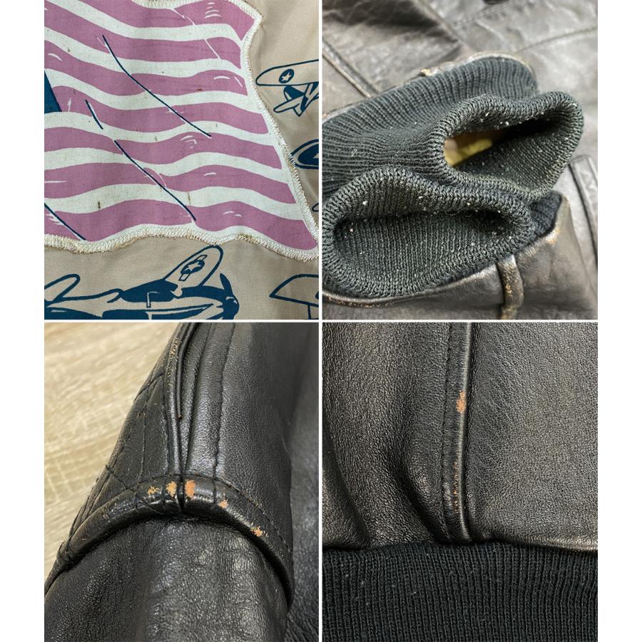 AVIREX（アヴィレックス） レザージャケット A-2 ブラック メンズ SIZE