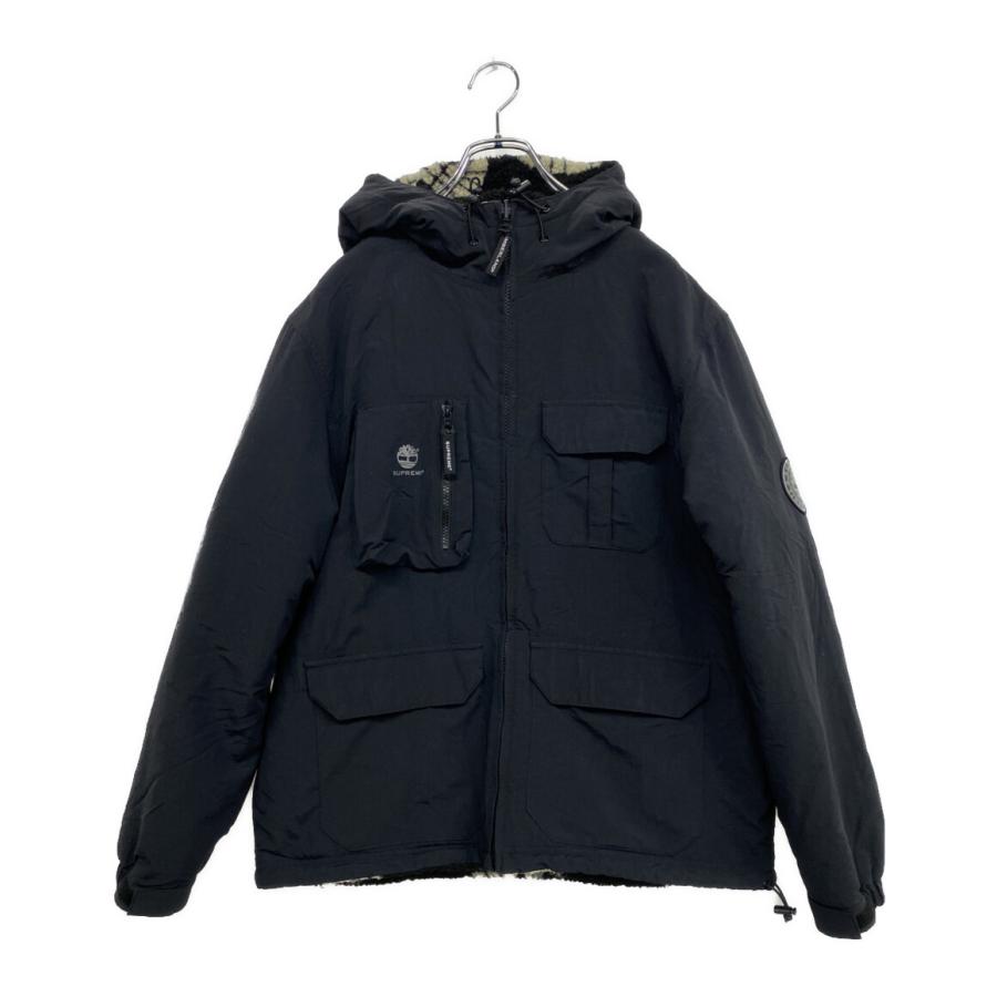 Supreme ブラック リバーシブルジャケットLサイズ supreme リバーシブルジャケット