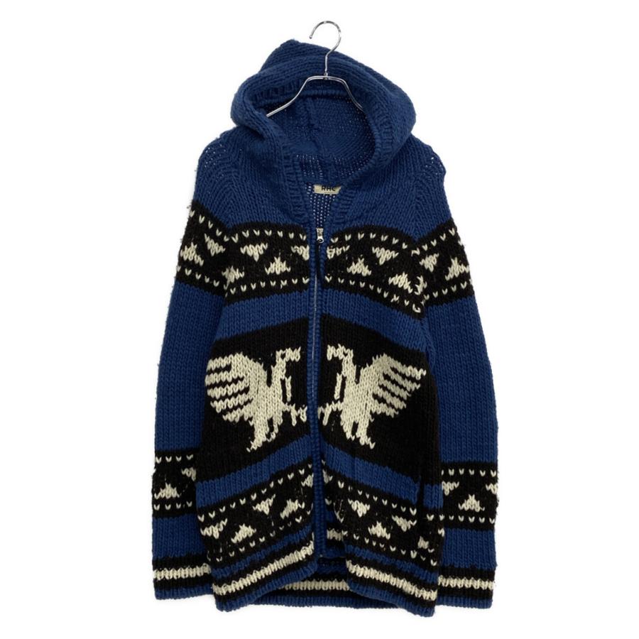 ロンハーマン フーディーカウチンニット ブルー 2820800026 メンズ