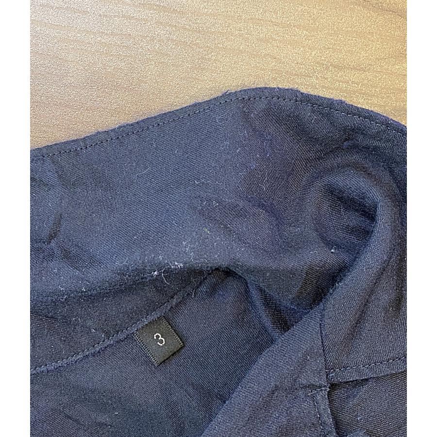 コモリ 半袖シャツ ネイビー 状態込み V01-02021 メンズ SIZE 3 COMOLI