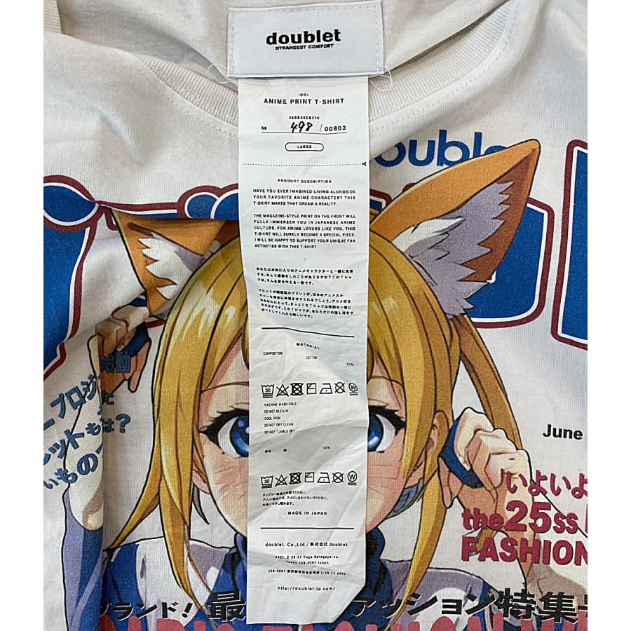 ダブレット 半袖Tシャツ ANIME PRINT T-SHIRT 25SS 25SS33CS370