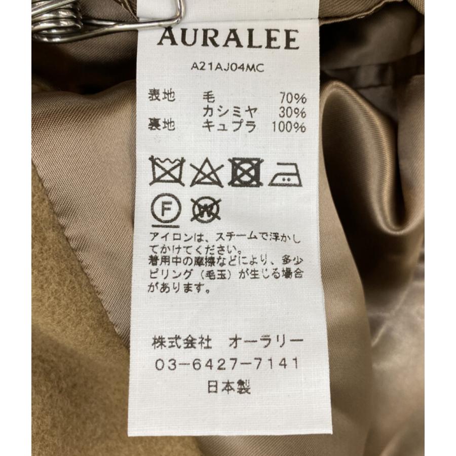 オーラリー コート ウールカシミヤ キャメル A21AJ04MC レディース