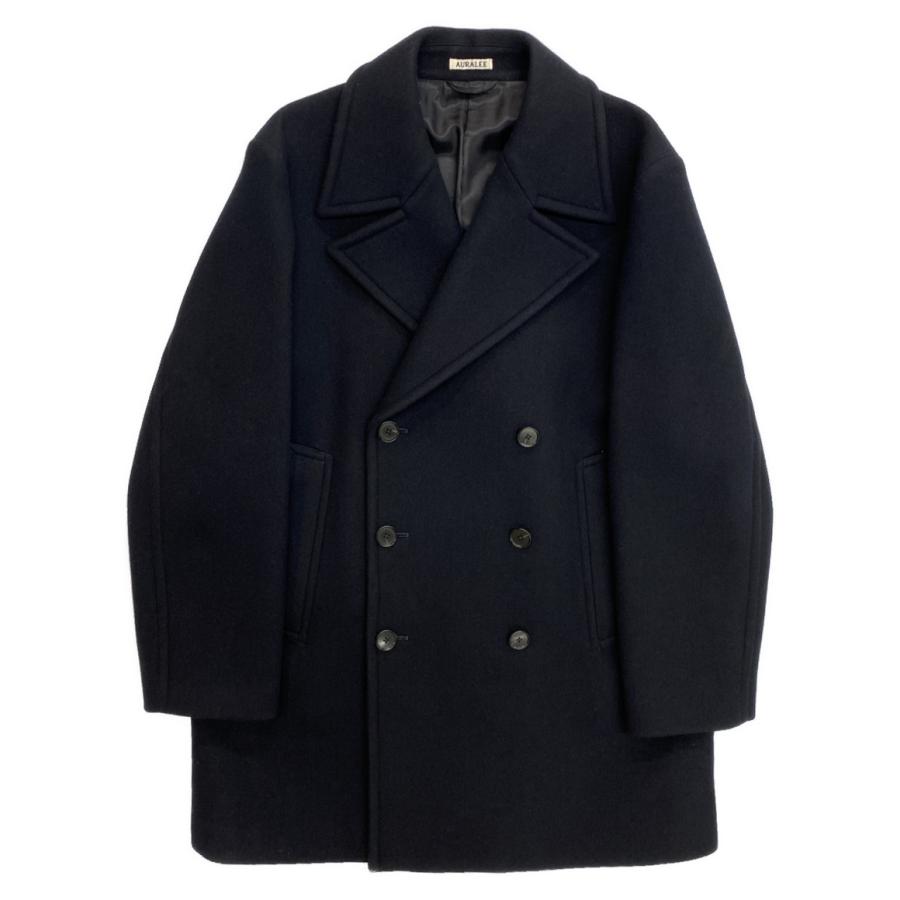 美品 オーラリー ピーコート A24AC02SB メンズ SIZE 4 AURALEE 中古 