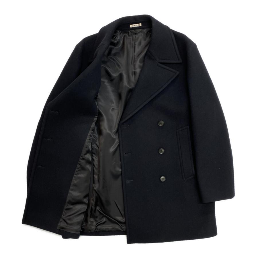 美品 オーラリー ピーコート A24AC02SB メンズ SIZE 4 AURALEE 中古