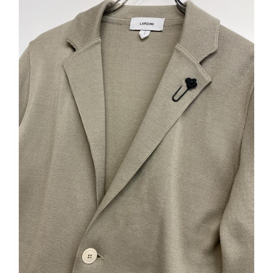 LARDINI テーラードジャケット デニム素材 Lサイズ イタリア製 LARDINI（ラルディーニ） テーラードジャケット ニットジャケット 4116