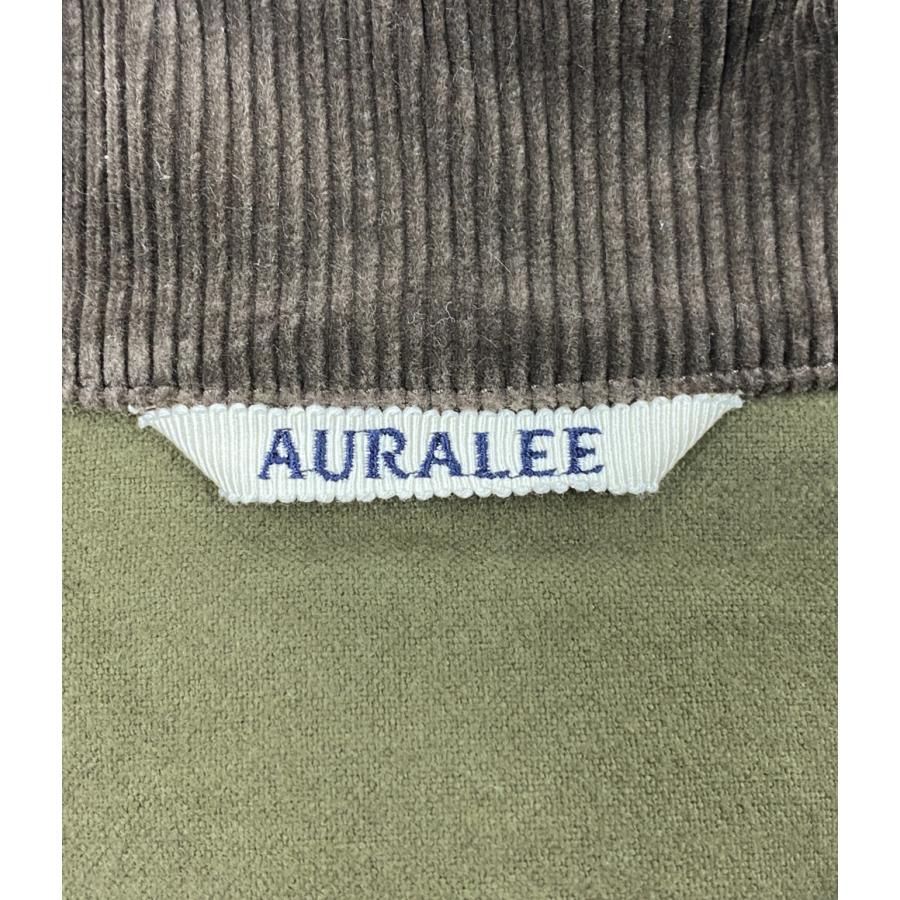 オーラリー ジップアップブルゾン HOMESPUN TWEED ZIP BLOUSON A25AB01HT メンズ SIZE 5 AURALEE 中古の画像
