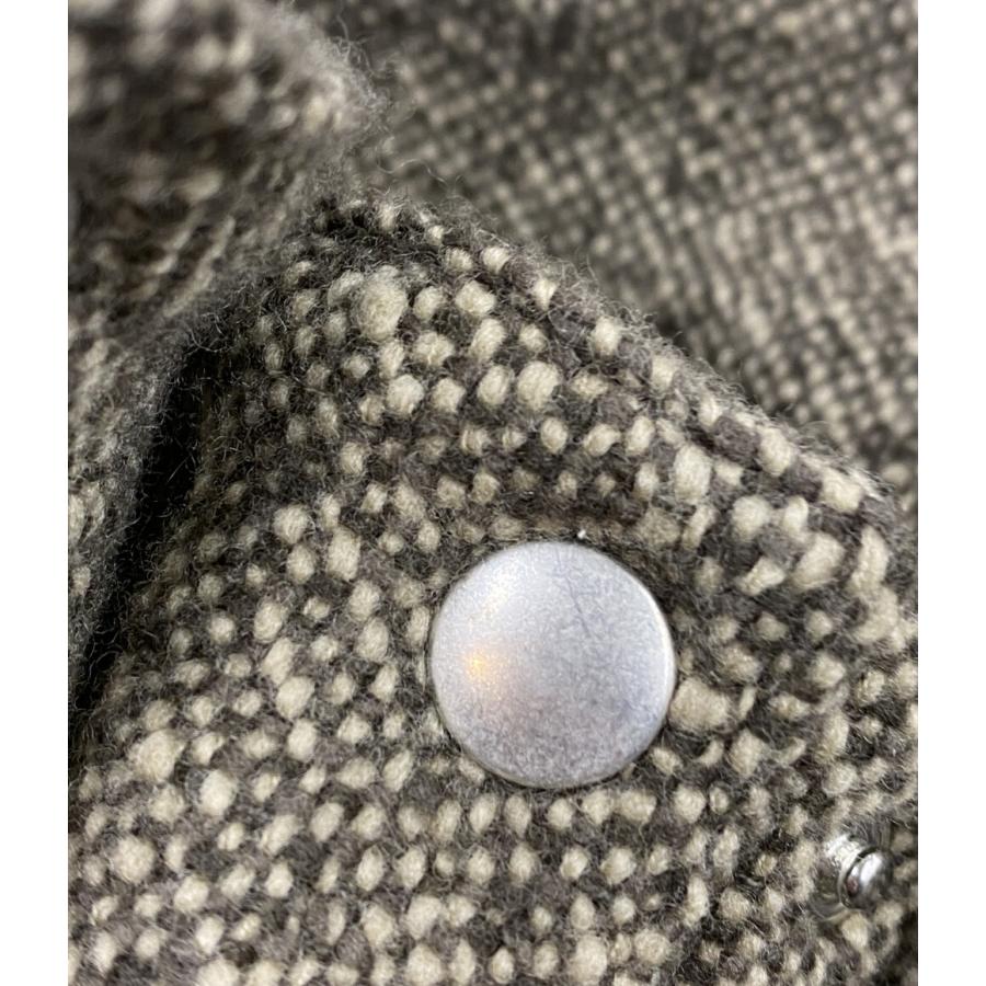 オーラリー ジップアップブルゾン HOMESPUN TWEED ZIP BLOUSON A25AB01HT メンズ SIZE 5 AURALEE 中古の画像