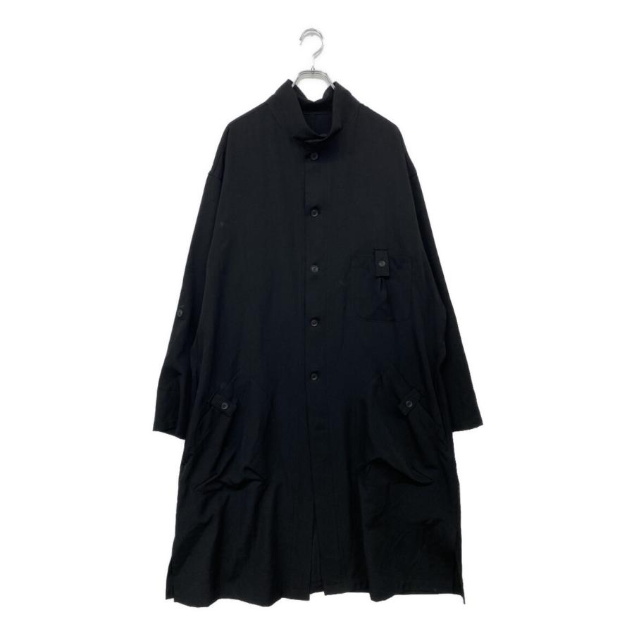 ヨウジヤマモトプールオム コート WOOL GABARDINE LONG SHIRT COAT 