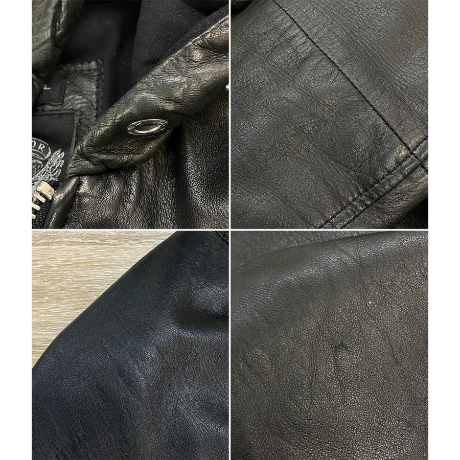 DIESEL（ディーゼル） レザージャケット ブラック メンズ SIZE M