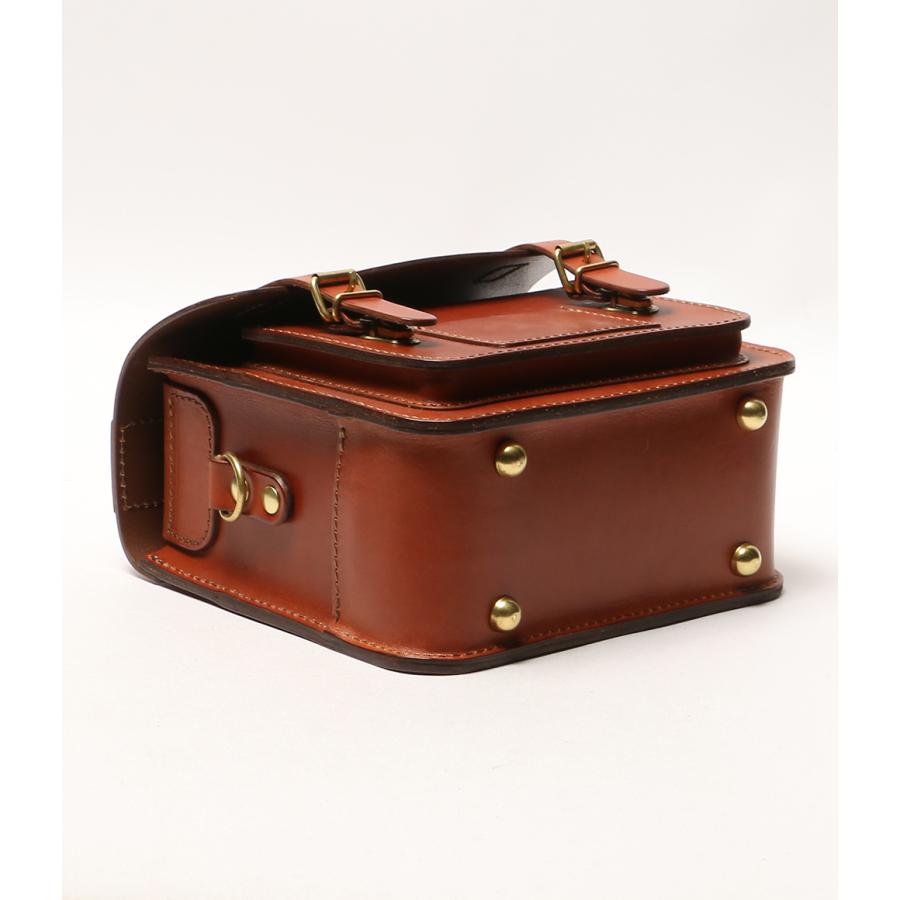 HERZ（ヘルツ） ショルダーバッグ 2way ブラウン メンズ 中古