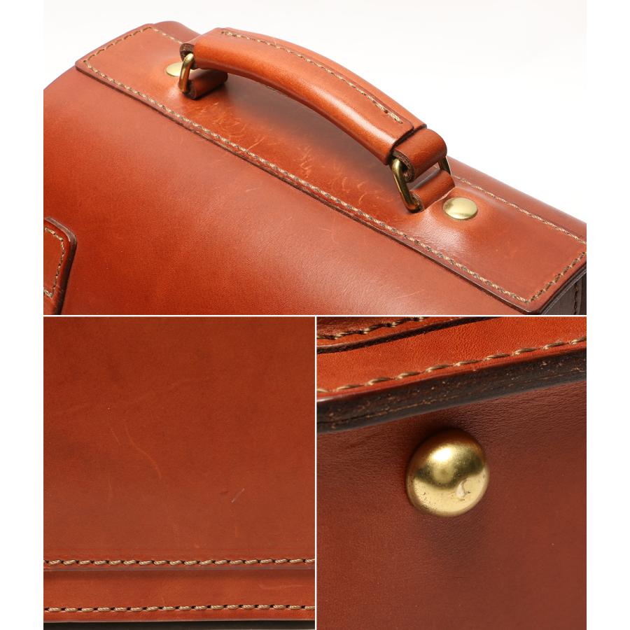 HERZ（ヘルツ） ショルダーバッグ 2way ブラウン メンズ 中古